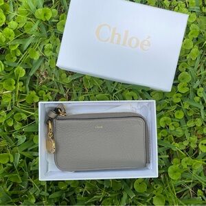 Chloé Alphabet Leather Coin Purse